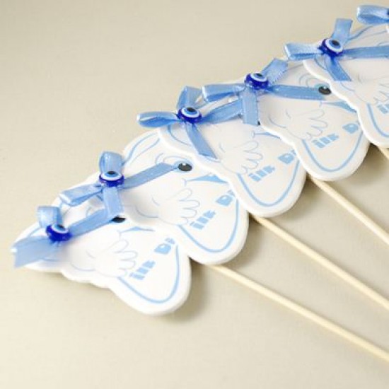 İlk Dişim Mavi Bebek Şekeri Çubuğu 12 Adet