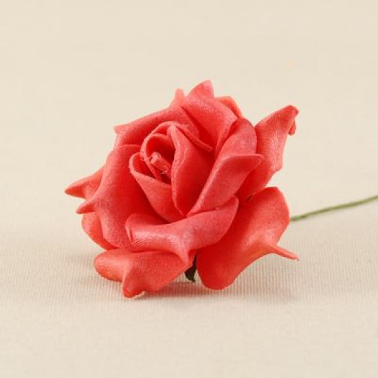 Kırmızı Gül Lateks 1.5 Cm Mini Boy 10 Adet