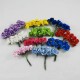 Renkli Kağıt Çiçekler Mini Boy 12 li