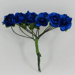 Renkli Kağıt Çiçekler Mini Boy 12 li