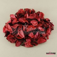 Kurutulmuş Çiçekler Kırmızı Renk Çilek Kokulu Yapraklar 250 Gr