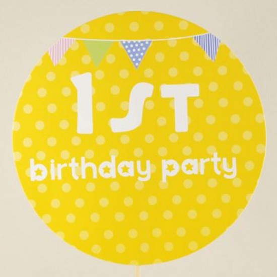 1. Yaş Renkli Dev Kek Ve Pasta Kürdan Seti