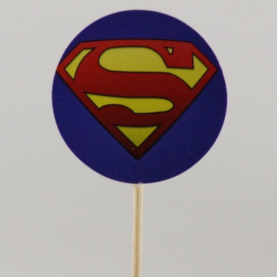 Superman Figürlü Kürdan Seti 10 Adet