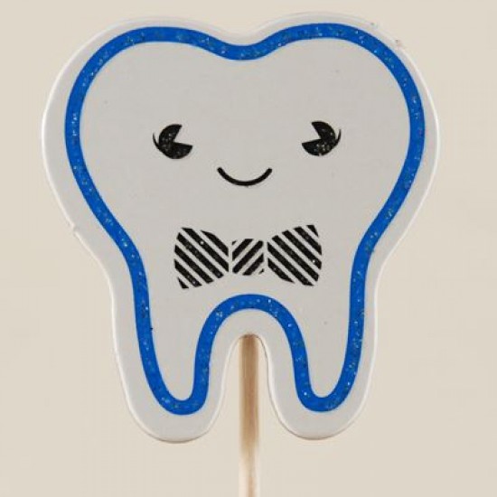 Mavi Diş Figürlü Kürdan Seti 10 Adet