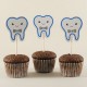 Mavi Diş Figürlü Kürdan Seti 10 Adet