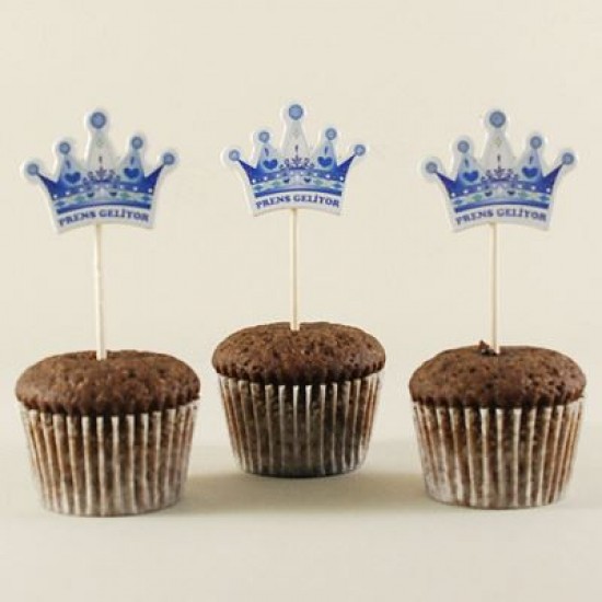 Prens Geliyor Kral Tacı Figürlü Kürdan Seti 10 Adet