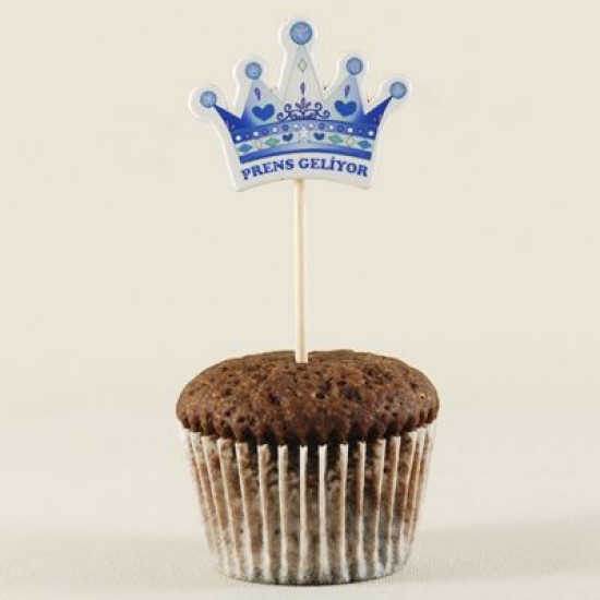 Prens Geliyor Kral Tacı Figürlü Kürdan Seti 10 Adet