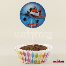 Uçaklar Temalı Çift Taraflı Kürdan Seti 10 Adet