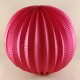 Fuşya Renkli Yuvarlak Kağıt Parti Feneri