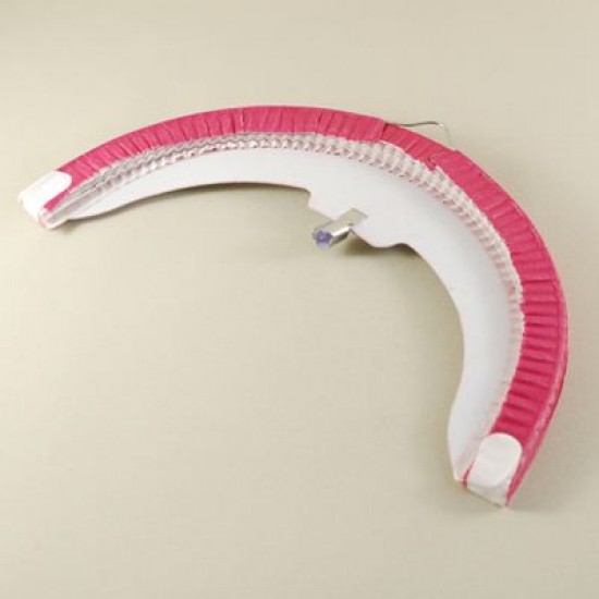 Fuşya Renkli Yuvarlak Kağıt Parti Feneri