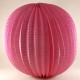 Pembe Renkli Yuvarlak Büyük Kağıt Parti Feneri 30 cm