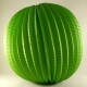 Yeşil Renkli Yuvarlak Büyük Kağıt Parti Feneri 30 cm