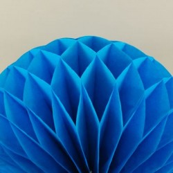 Mavi Kağıt Petek Fener 30 Cm