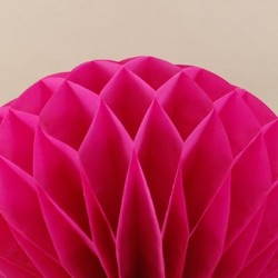 Pembe Kağıt Petek Fener 30 Cm