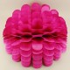 Pembe Kağıt Ponpon Fener 30 Cm
