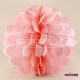 Toz Pembe Kağıt Ponpon Fener 30 Cm
