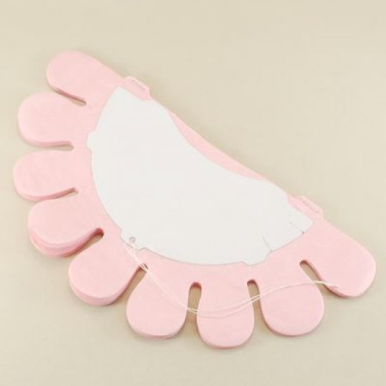 Toz Pembe Kağıt Ponpon Fener 30 Cm