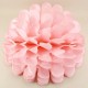 Toz Pembe Kağıt Ponpon Fener 30 Cm