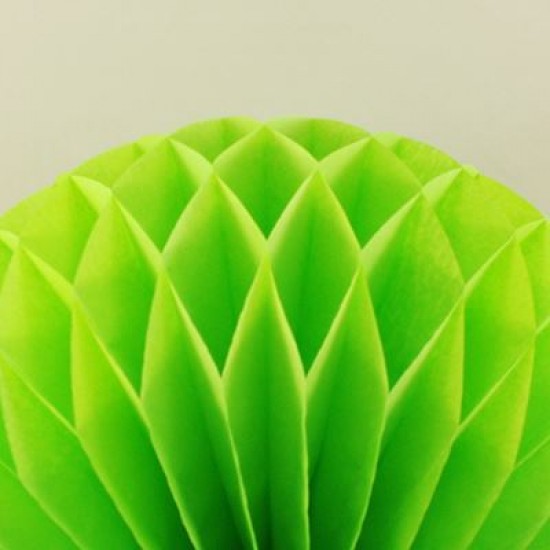Yeşil Kağıt Petek Fener 30 Cm