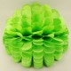Yeşil Kağıt Ponpon Fener 30 Cm