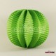 Yeşil Küçük Boy Yuvarlak Kağıt Parti Feneri 11 Cm