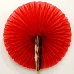 Beş Renkli Yelpaze Fener 64 cm