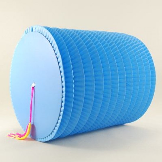 Mavi Uzun Kağıt Parti Feneri