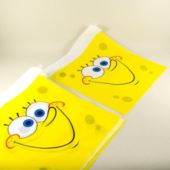 Sünger Bob Temalı Orjinal Lisanslı Parti Flaması
