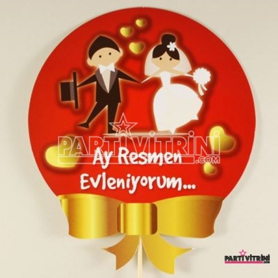 Ay Resmen Evleniyorum Konuşma Balonu