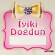İyiki Doğdun Pembe İsim Yazılan Konuşma Balonu