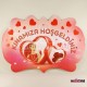 Kınamıza Hoşgeldiniz  Kalpli Askılı Model Konuşma Balonu 38cmx27 cm