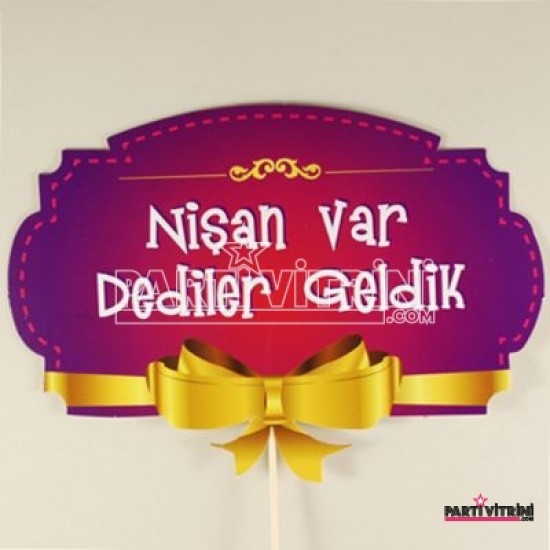 Nişan Var Dediler Geldik Mor Konuşma Balonu