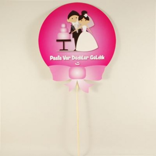 Pasta Var Dediler Geldik Pembe Konuşma Balonu
