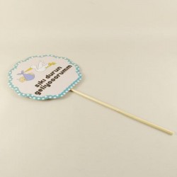 Sıkı Durun Geliyorum Mavi Konuşma Balonu