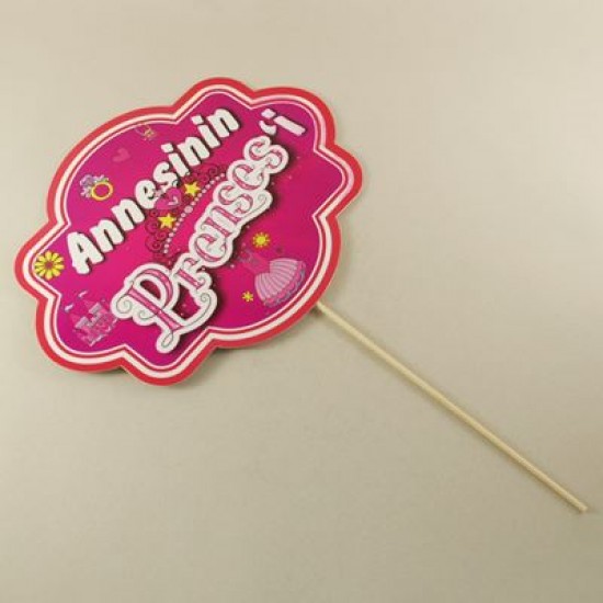 Annesinin Prensesi Pembe Konuşma Balonu