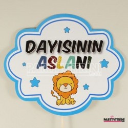 Dayısının Aslanı Mavi Konuşma Balonu