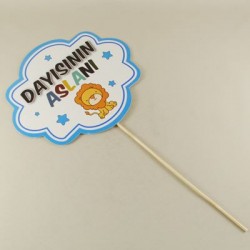 Dayısının Aslanı Mavi Konuşma Balonu