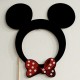 Mickey Mouse Temalı Şirin Kulaklı Fotoğraf Çerçevesi 30x27 cm