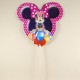 İyiki Doğdun Minnie Mouse Kulaklı Pembe Konuşma Balonu