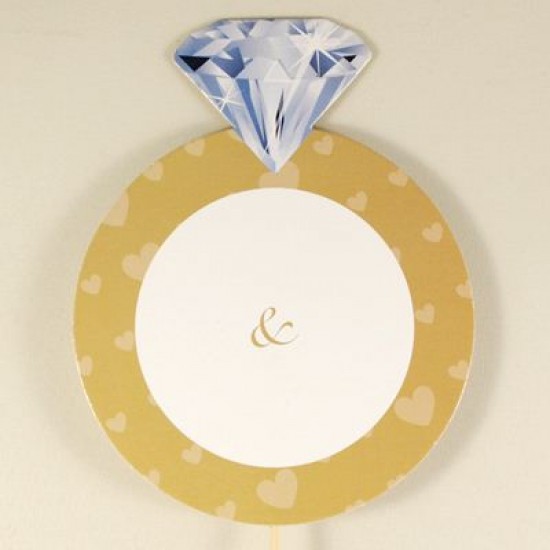 İsim Yazılan Elmas Figürlü Konuşma Balonu