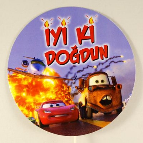 İyiki Doğdun Şimşek Mc Queen Konuşma Balonu