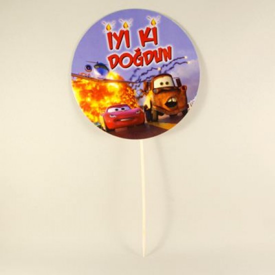 İyiki Doğdun Şimşek Mc Queen Konuşma Balonu