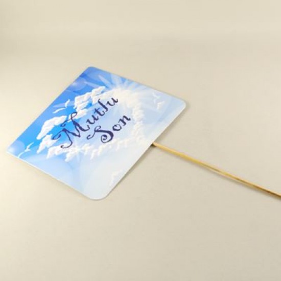 Mutlu Son Mavi Gökyüzü Konuşma Balonu