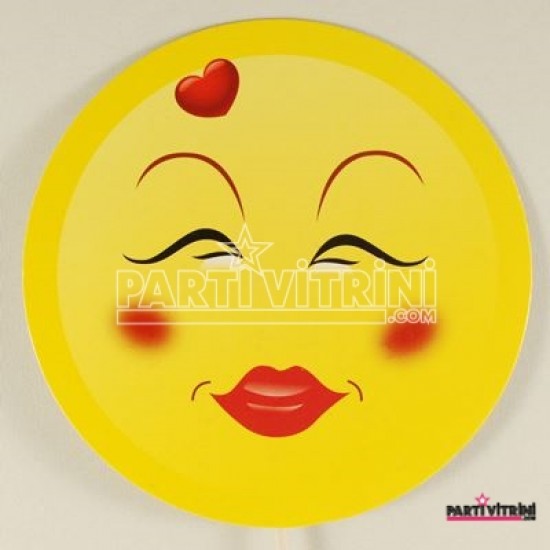 Bayan Smiley Konuşma Balonu