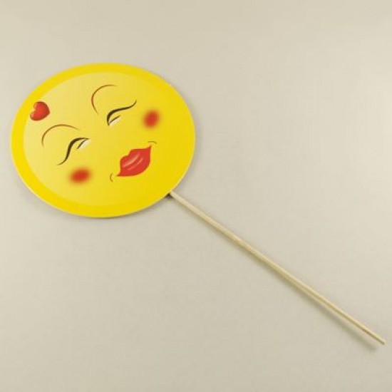 Bayan Smiley Konuşma Balonu