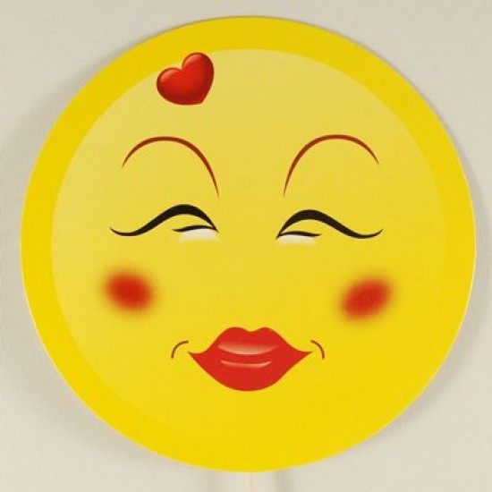 Bayan Smiley Konuşma Balonu