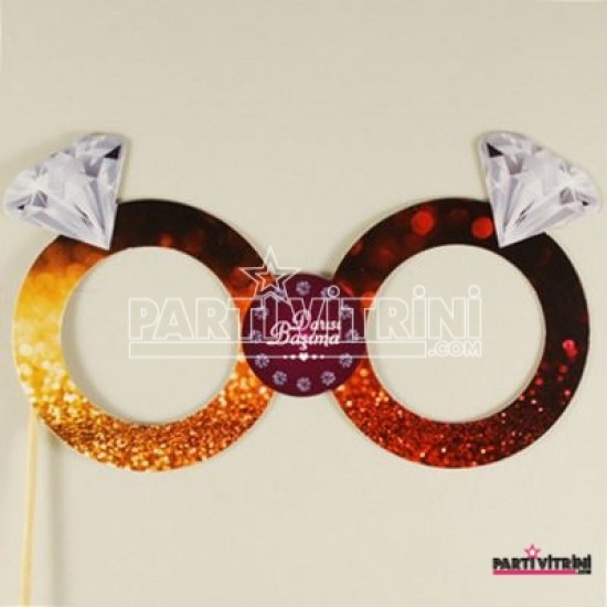 Darısı Başıma Elmas Figürlü Konuşma Balonlu Gözlük