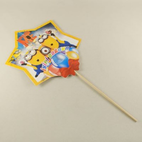 İyiki Doğdun Çılgın Hırsız Temalı Yıldız Konuşma Balonu