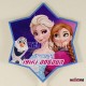 İyiki Doğdun Frozen Prenses Elsa Küçük Yıldız Konuşma Balonu
