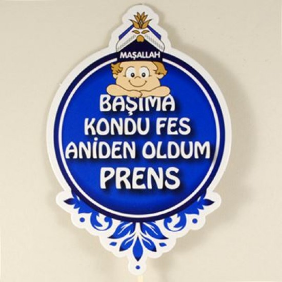 Başıma Kondu Fes Aniden Oldum Prens Konuşma Balonu